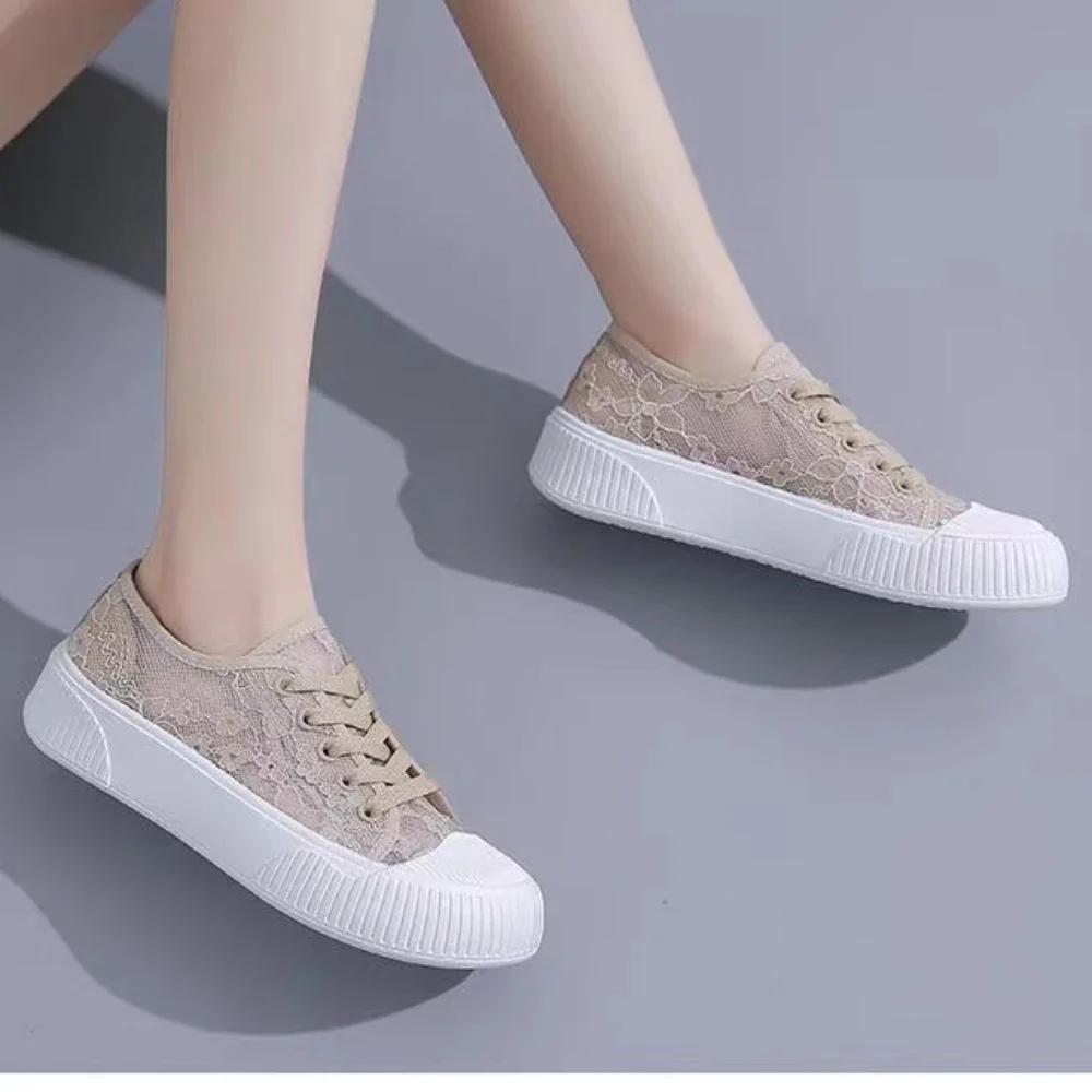 Women Sneakers 2024 New Summer Mesh Designer Shoes Platform Casual Women Sneakers Ladies Comfortable Women Vulcanize Shoes