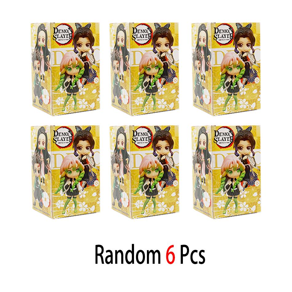 2026 NEW  Demon Slayer Blind Box Anime cartoon 6Pcs 8Pcs 12Pcs 20Pcs Sets Kimetsu No Yaiba PVC Dolls Desktop Decora