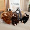 Cartoon Long-Armed Monkey & Baby Orangutan Lemur Sloth Plush Toy for Kids