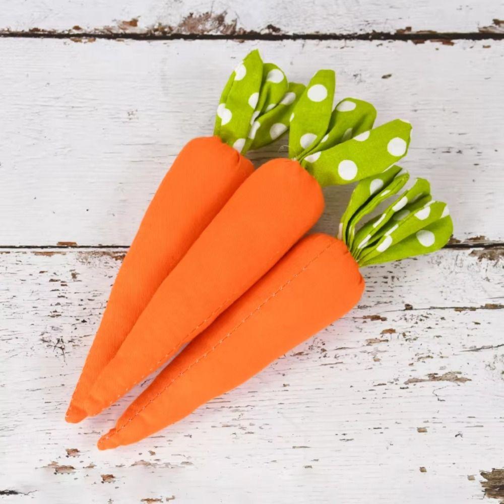 High Quality Easter Carrot Ornaments Handmade Simulated Carrots Party Favors