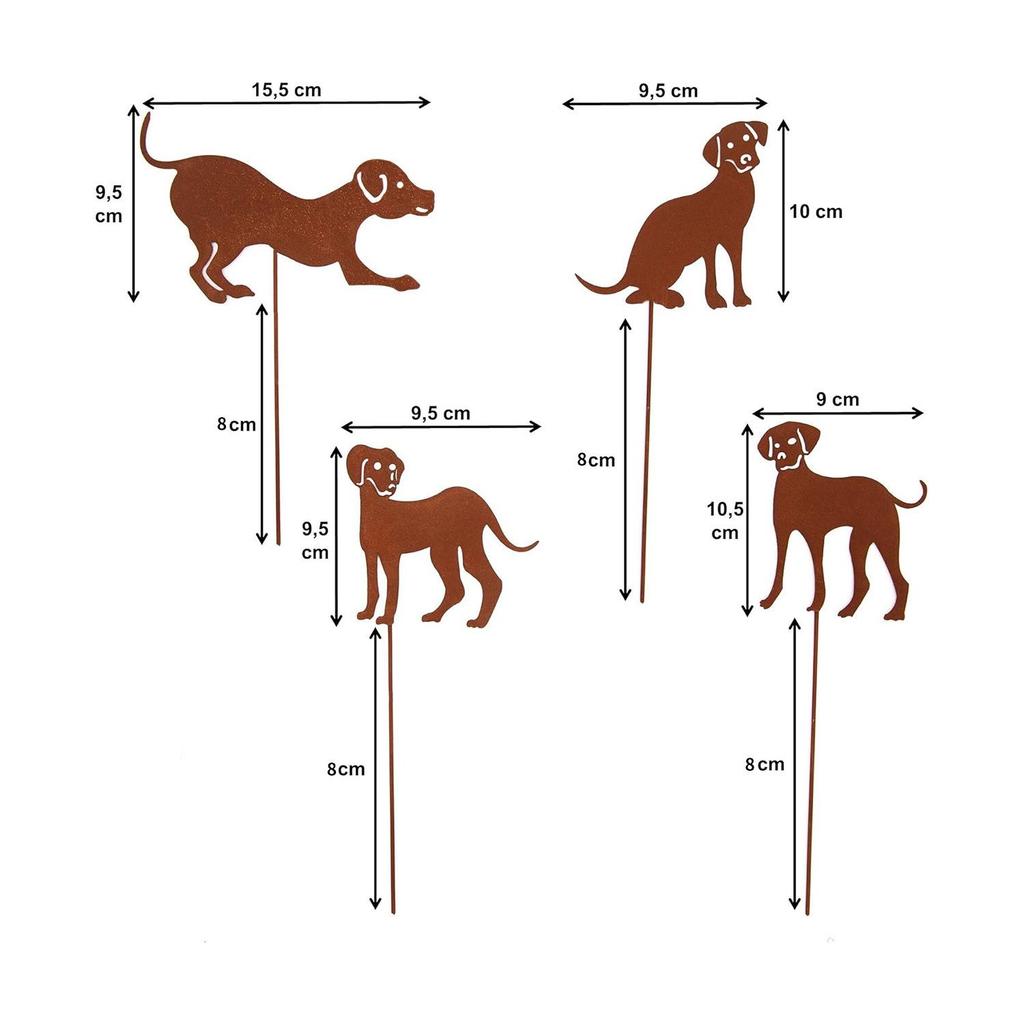 2024 Rusted Animal Silhouette Garden Flower Pot Decoration for Outdoor Courtyards and Grasslands