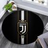 Juventus Football Club Round Area Rug,Carpet Rug for Living Room Bedroom Sofa Playroom Decor,Non-slip Floor Mat