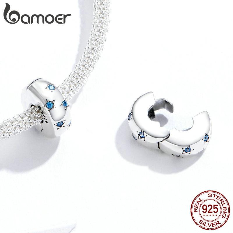 Bamoer Autentické stříbro 925 ze série Ocean of Joy Silve Beadss Charm pro originální náramek