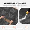 Carpet Tiles Reusable, 24"x 24"Carpet Squares With Padding Attached, Soft Padded Carpet Tiles, Easy Install DIY for Bedroom Living Room (24Tiles,