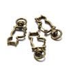 10pcs Cat Heart Snap Hook Trigger Clips Buckles for Keychain Lobster Lobster Clasp Hooks for Key Ring Clasp Jewelry Accessories