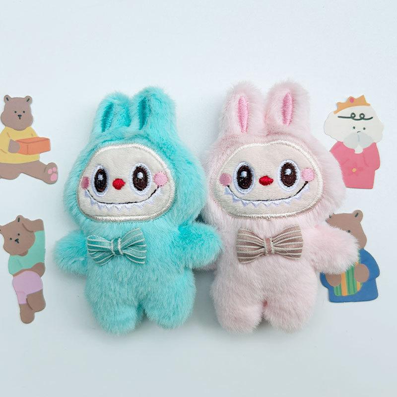 Cute Labubu Plush Key Chain Bag Decoration Accessories Labubu Kawaii Anime Accessories