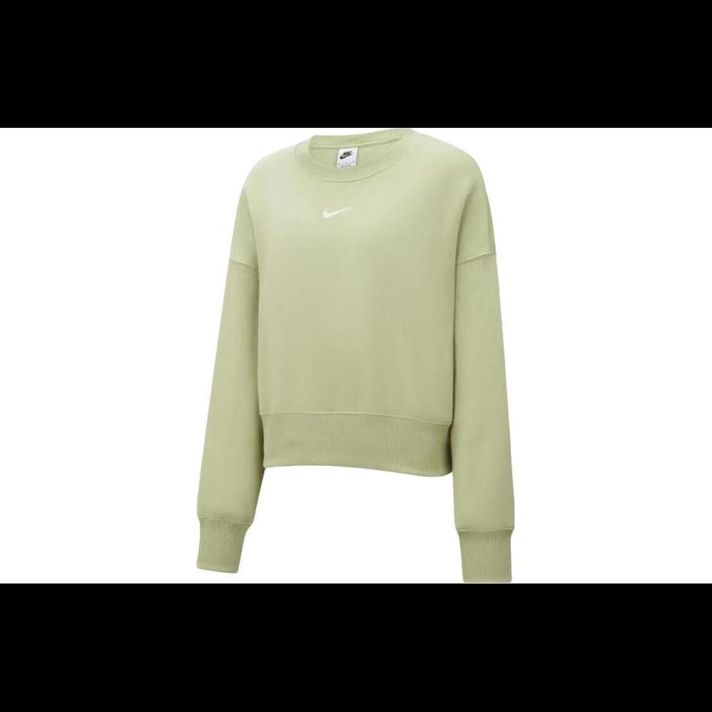 Nike Sweatshirts Women's Green Crew Neck Moderate Other DQ5762-371
