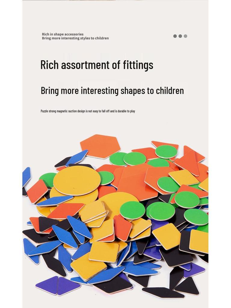Magnetic Tangram Puzzle for Kids Ages 3-6 | Educational Toy & Birthday Gift