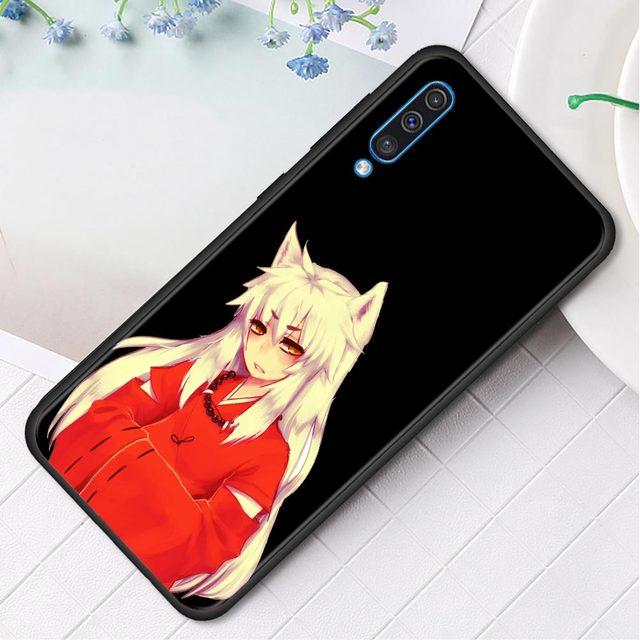 Husă de telefon Anime drăguță Inuyasha pentru Samsung Galaxy A50 A70 A10 A20e A30 A40 A20s A10s A10e A80 A90 A60 A30s Husă din silicon