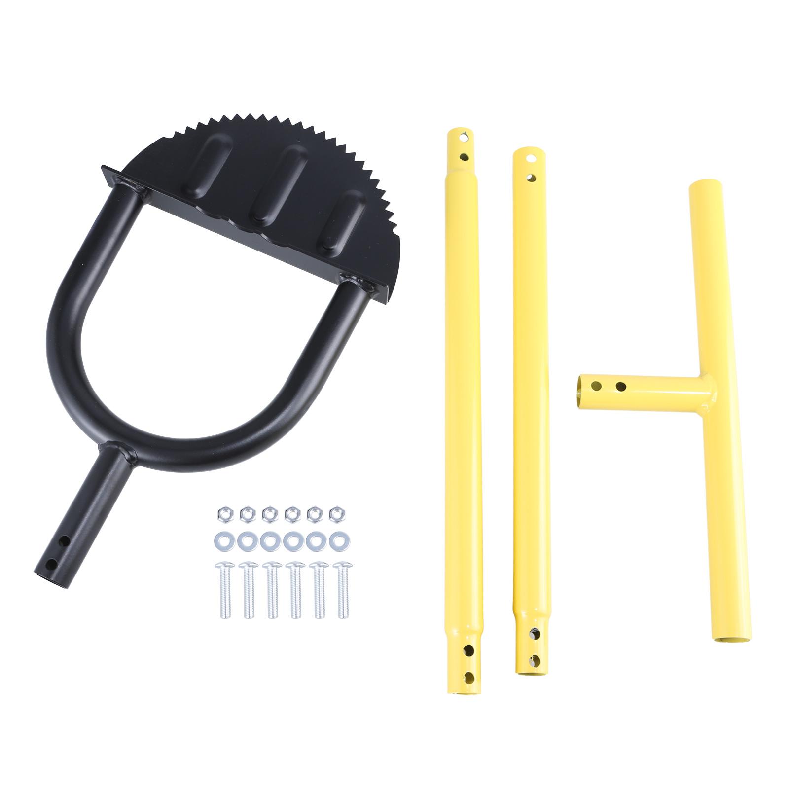 

Ручной инструмент для обрезки кромок газонов в форме полумесяца с зубчатыми зубьями для легкой резки почвы и эффективной обрезки кромок травы жёлтый