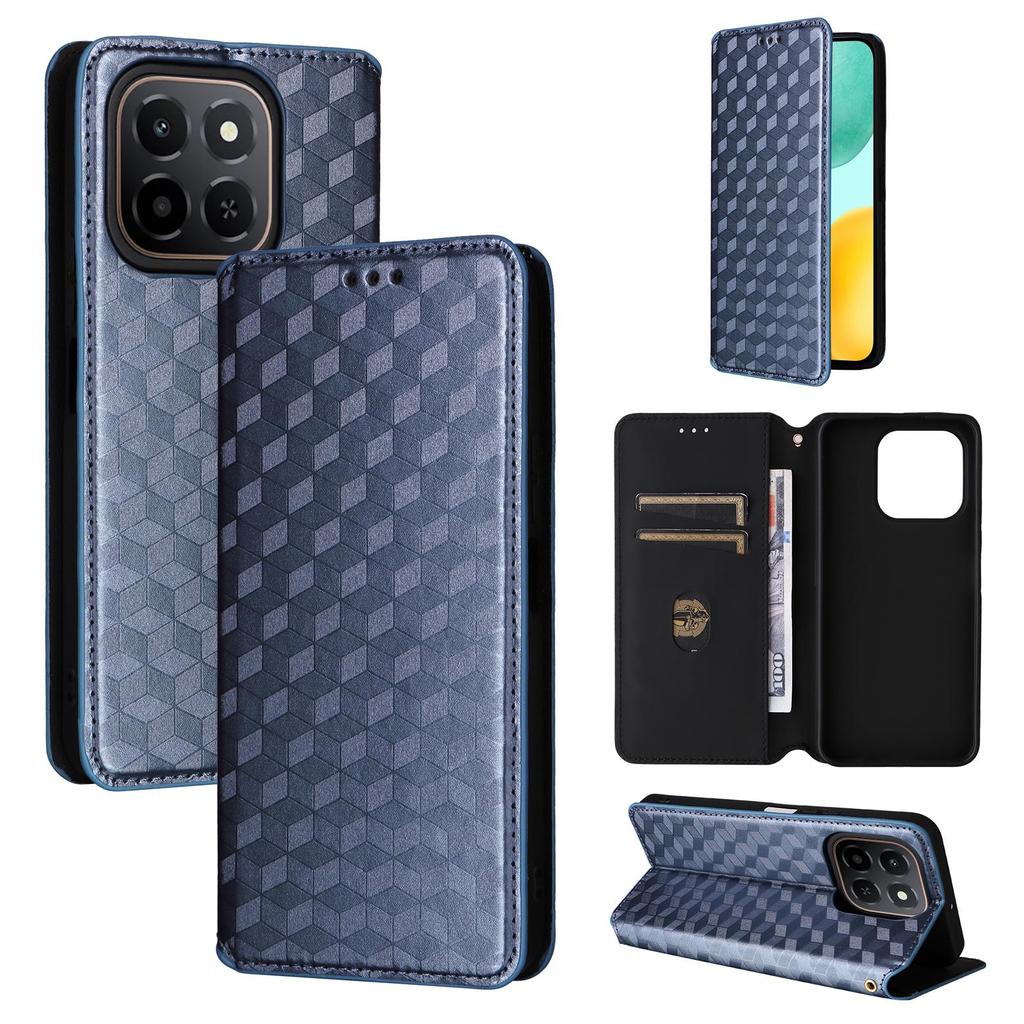Flip Cover für Honor X6C 4G PU-Leder Ganzkörperschutz [RFID-Blockierung] Handyhüllen Wallet Cover