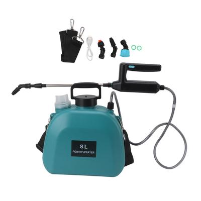 Pulverizator electric 8L Mâner rezistent la alunecare Pulverizator alimentat cu baterii de 2000 mAh cu curea de umăr pt.
