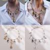 Punk Geometric Pendant Necklace For Women Winter Fashion With Alloy Material