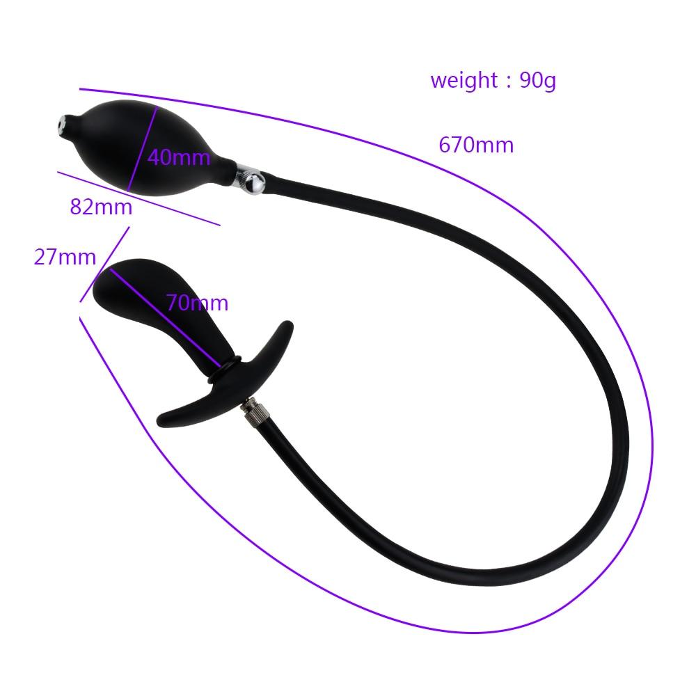 Out Inflatable Anal Big Dildo Plug Expandable Butt Plug With Pump Products Silicone Sex Toys for Women/Men Anal Dilator Massager
