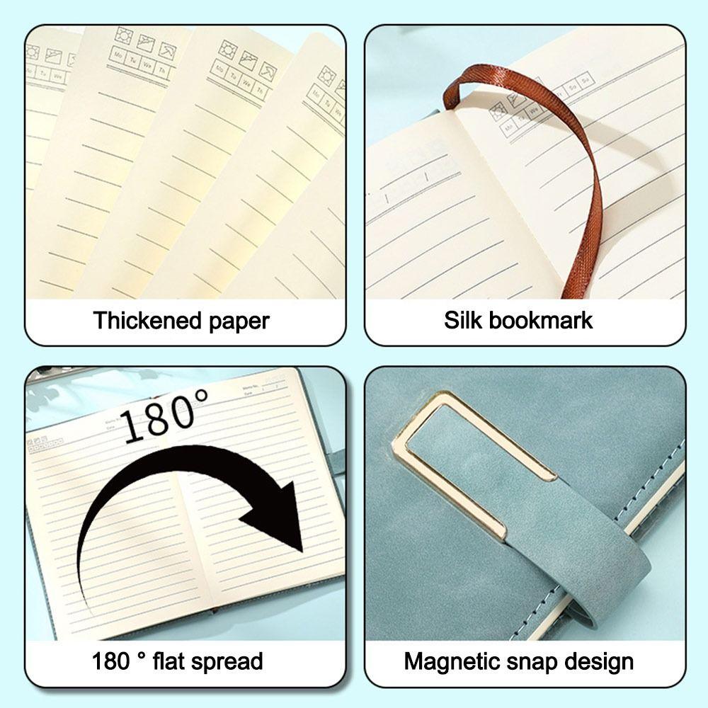 Softcover A5 Notizbuch A5 Größe Ringbuch Professionelles Leder-Notizbuch