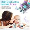 Baby Wrist Rattle Socks 0-12 Months Sensory Learning Toys for Infants Toddlers Early Educational Development Gifts