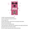 DK Soloman Distortion Pedal Electric Guitar Effects Pedal True Bypass Metal Shell DC 9V 6.35mm Input Output Interface