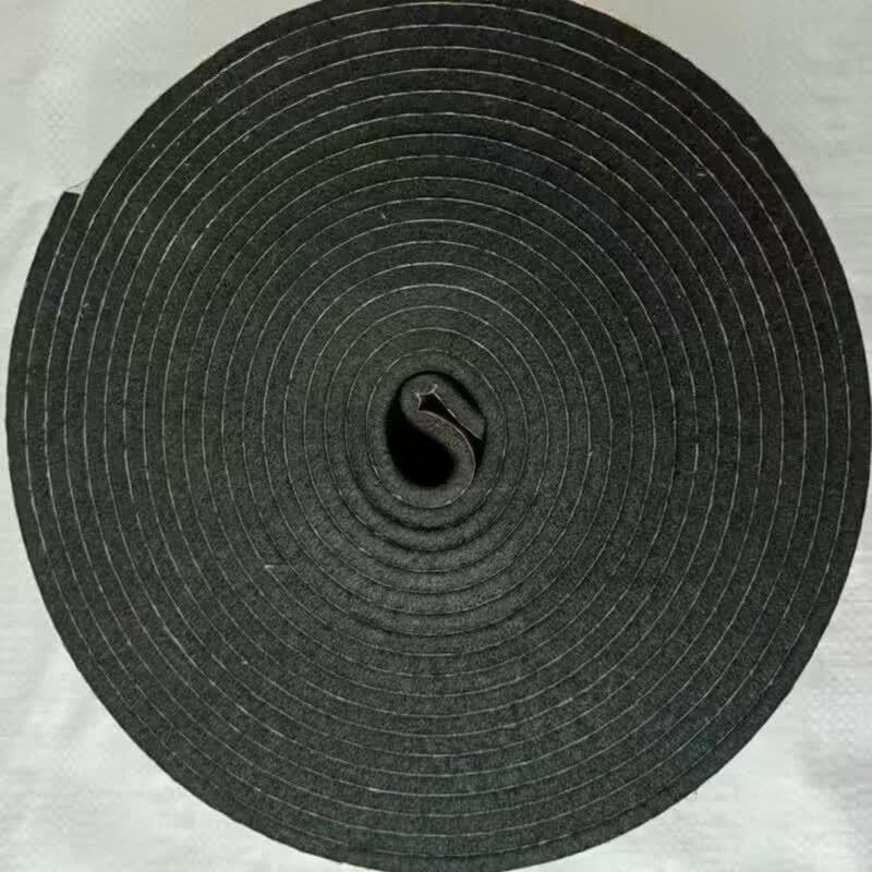 Fire-Resistant Self-Adhesive Air Duct Seal Strip чёрный