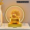 Exquisite Desktop Landscape Lamp with Lucky Cat, Money Tree, and Humidifier - Creative Gift Ornament
