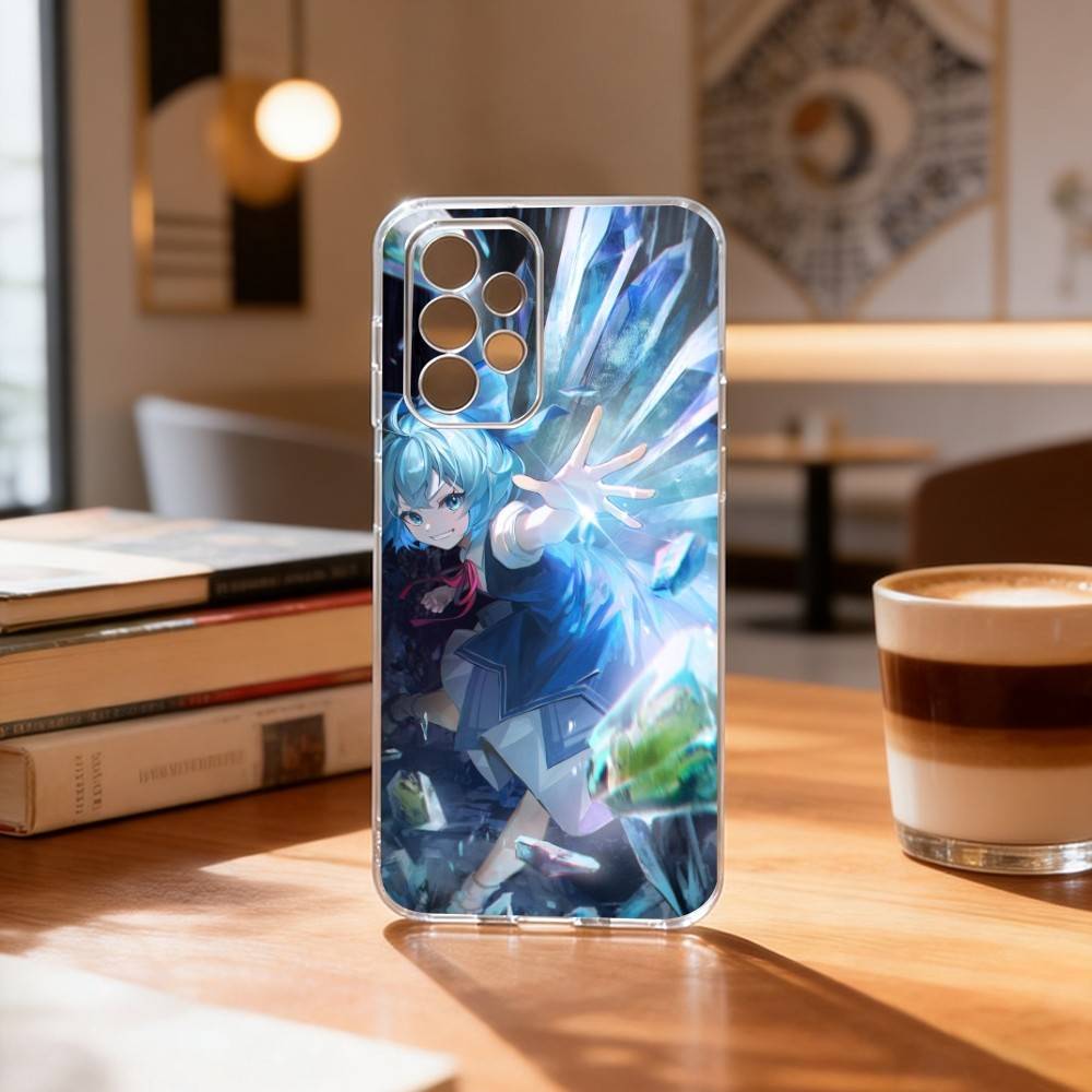 Touhou Project Cirno Phone Case Transparent Silicone Soft For Samsung S25,S24,S21,S22,S23,S30,Ultra,S20,Plus,Fe