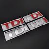 3D Metal TSI TDI GTD GLI Rear Trunk Car Emblem Badge Decals Auto Sticker For VW Volkswagen Polo Golf Passat Jetta Scirocco MK4