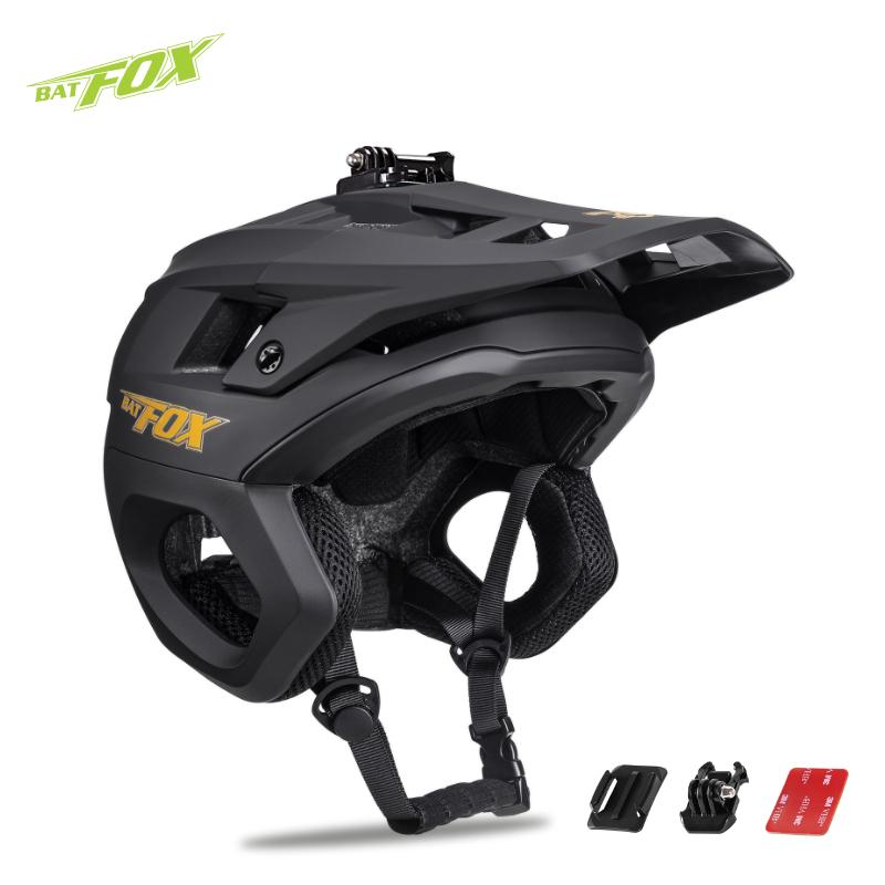 

BATFOX Mountain bike helmet men s 3/4 bicycle helmet mtb casco outdoors sports cycling enduro helmet for bicycle casco ciclismo S 52-54cm