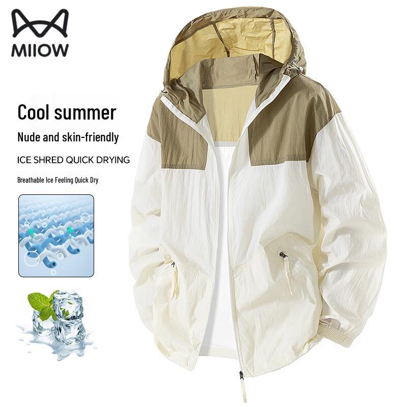 MiiOW Summer Ice-Feel UV Protection Hooded Jacket L