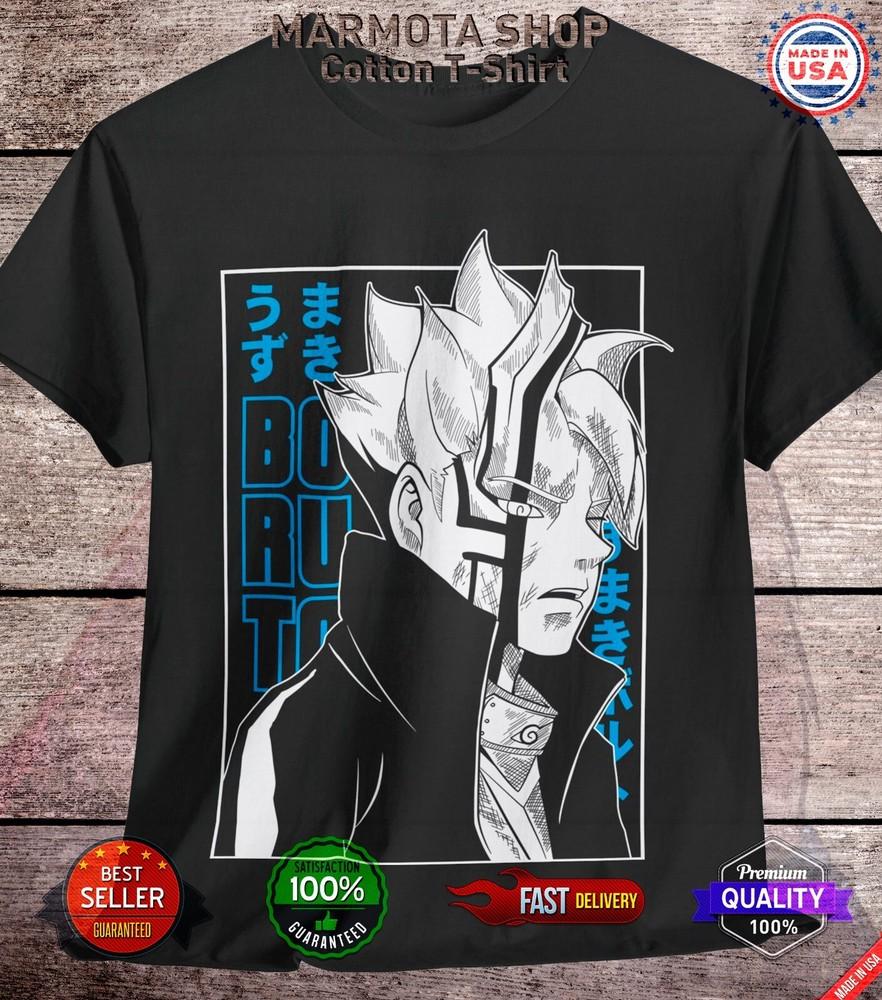 

Boruto Otsutsuki Shirt Naruto Itachi Kakashi Anime Unisex Tee T-Shirt All Size 4XL