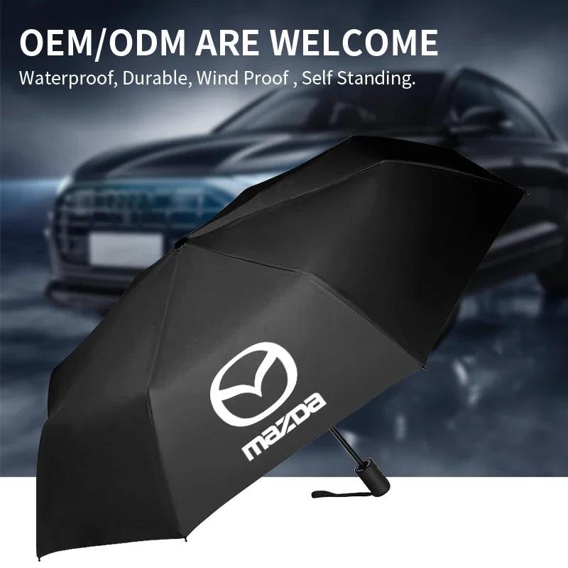 2025 Horký Styl Auta Přenosný Skládací Deštník Sluneční Clona Pro Mazda 3 Alexa CX30 CX-4 CX5 CX-5 CX8 CX-8 CX-30