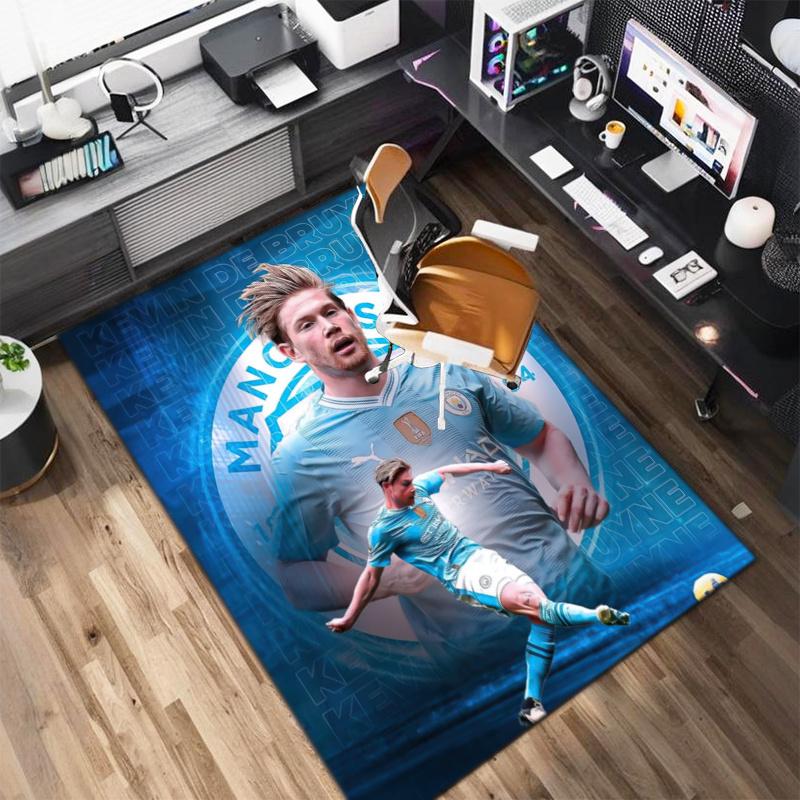 Former Manchester City F.C. Belgian athlete Kevin De Bruyne carpet is suitable for living room and bedroom doormats office balcony decorative carpet 1