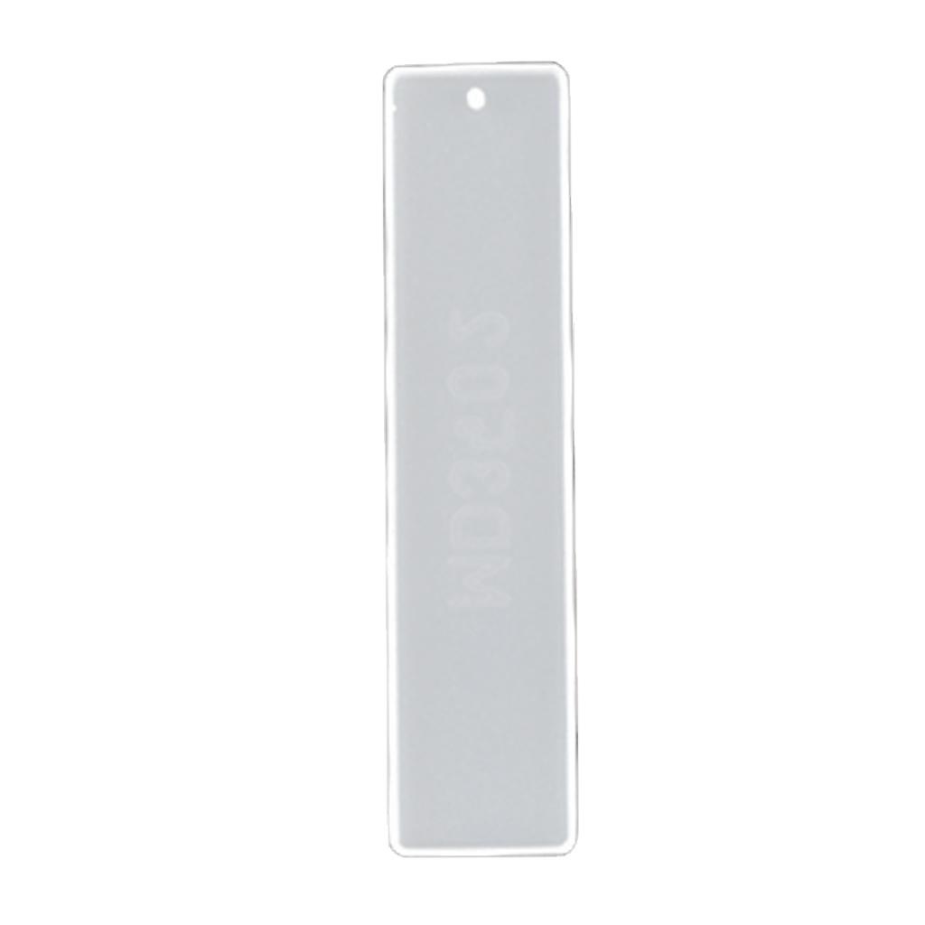 DIY Bookmark Mould Pipa Feather Rectangle Epoxy Resin Casting Mold for Craft Resin Casting Resin Mould Student Gift Tool