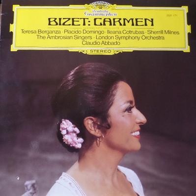 LP Record GEORGES BIZET TERESA BERGANZA PL Carmen Crosssection Highlights 2531171 Deutsche Grammo 1979 Germany Classical Used