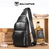 Brand New Men's Bag 100% Leather Fashion Chest Bags Luxury Designer Bag Husband's Crossbody Bag Large Capacity Messenger Bags