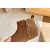 Kids Korean Style Ankle Boots For Boys Girls Winter Warm Non Slip