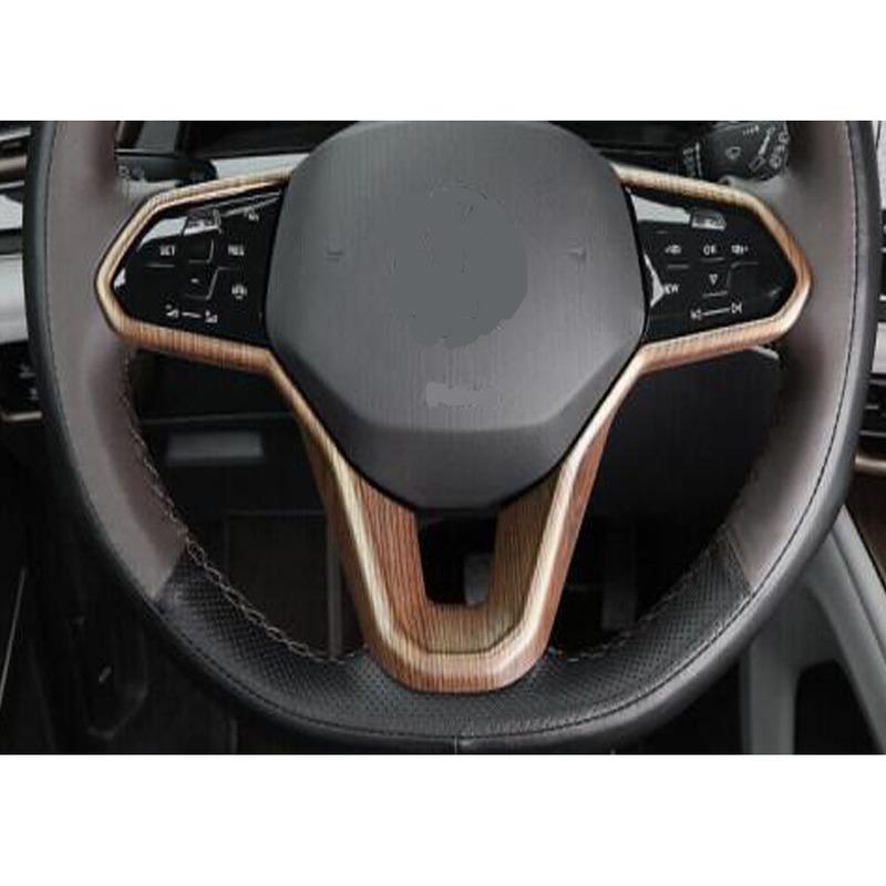 For VW Volkswagen Teramont Atlas    2024 Steering Wheel Frame Covers Trim ABS Plastic Car Styling Accessories 1PCs