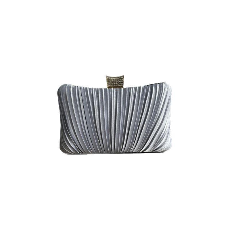 Elegant Rhinestone Bowknot Closure Novelty Bag Clutch Purses Bride and Bridesmaid Handbag Elegant Evening Bag for Women Club Pa