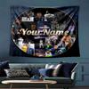 Mbappe Custom Your Name Wall Decor Tapestry Art For Pet Memorial Birthday Wedding Party Backdrop Family Gift