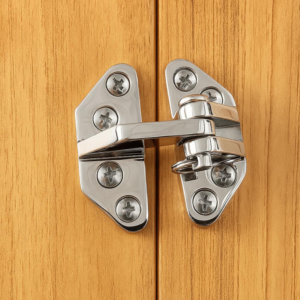 316 Stainless Steel Boat Hinge Shaped Strap Stainless Steel Hinge Yacht Accessory Strap Hinge  RV