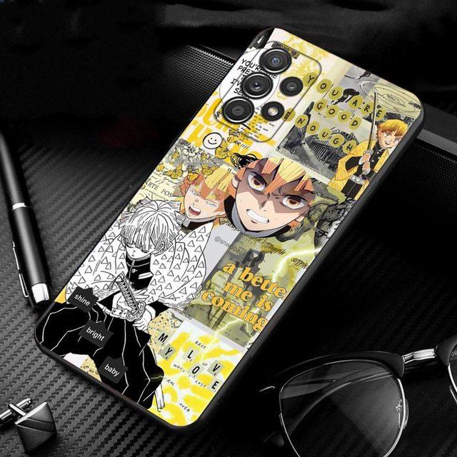 Husa Anime Demon Slayer Kimetsu pentru Samsung Galaxy A51 A71 A01 A11 A21 A21s A31 A41 A72 A52 A42 A32 A22 A12 A02 A02s F42 Shell