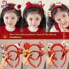Sweet Cartoon Horse Hair Hoop Pony Red Headpiece Good Luck Headwear 2026 New Year Headband Children Headwear