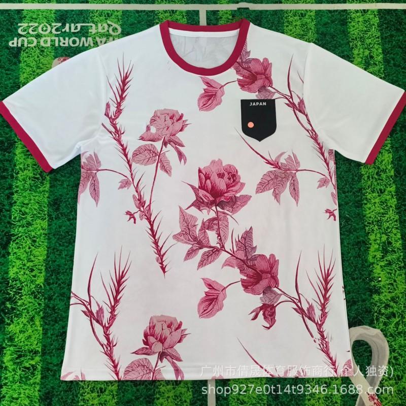 Japan National Team Soccer Jersey Anime Digital Collab Edition Mens Breathable Quick-Dry Short Sleeve Football Shirt