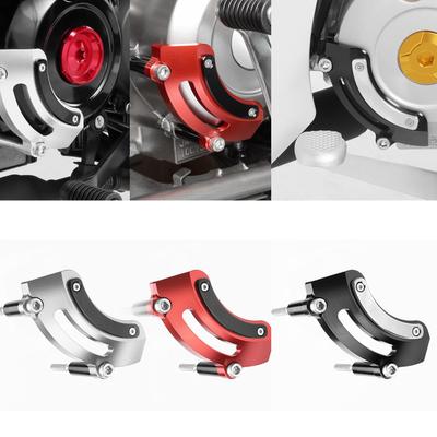 WOOGA Motorcycle Left Engine Cover Slider Crash Protector Applicable Vehicles Compatible with Honda SUPER CUB 110 CROSS CUB 110 Monkey125 Super Cub