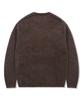 GLACK Gnt073 Button Bear Boucle Pullover Knit (Brown)