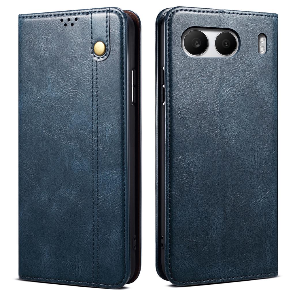 For OnePlus Nord 4 Case Crazy Horse Texture Waxy Leather Wallet Stand Cover