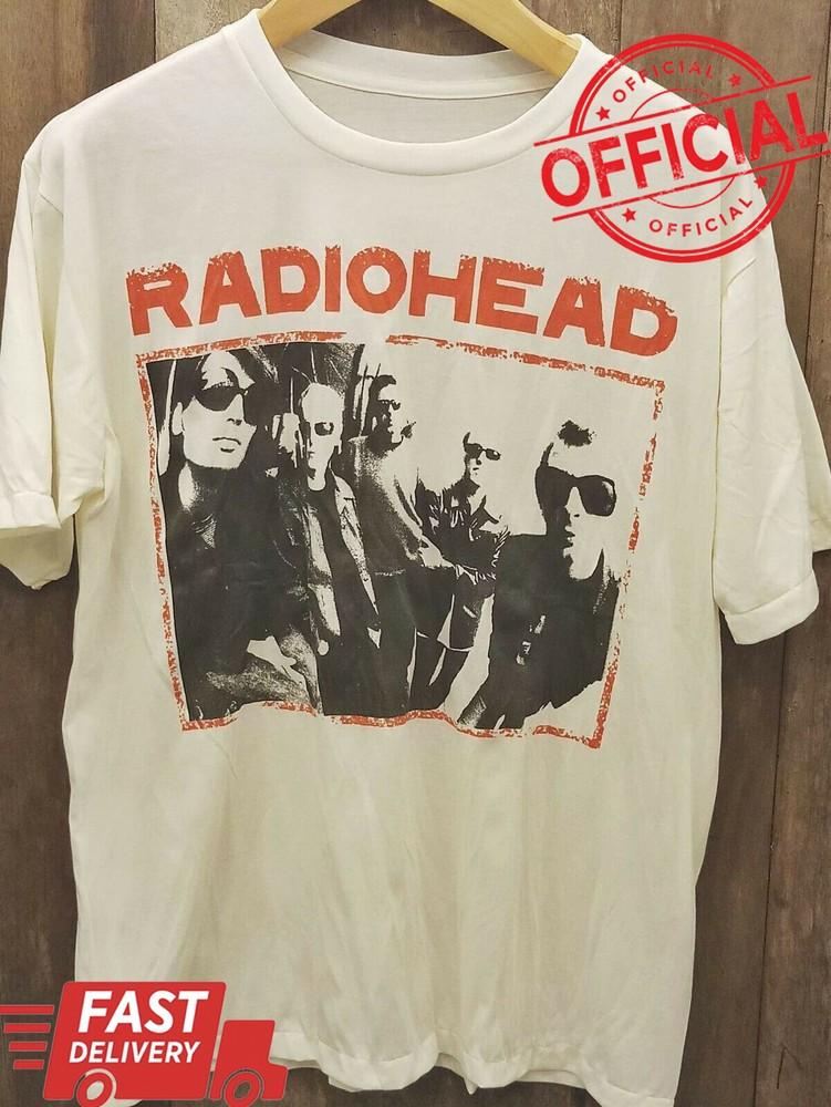 RADIOHEAD Rock Band винтажная гитарная футболка унисекс S