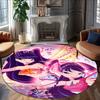 1pc Winx Club  Carpet, Round Rug, Comfortable, Suitable for Entryways, Living Rooms, Office, And Bedrooms, Christmas Decoration