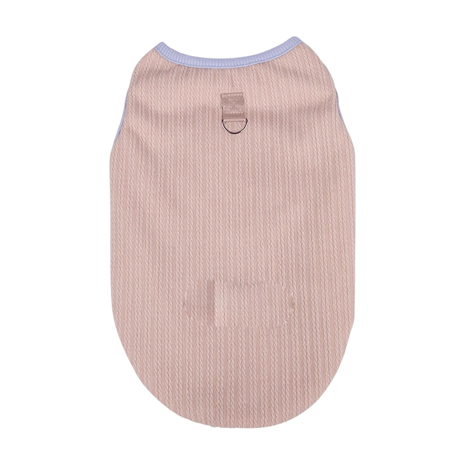 

Cloud-patterned -lined Dog Vest, And Winter Pullover, Pet Dog And Clothes. XS розовый