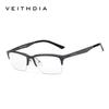 VEITHDIA Anti Blue Light Glasses Optical Aluminum Magnesium Frame TR90 Arm Eyeglasses Men Myopia Computer Eyewear For Male V8727
