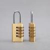 Tool 4 Digits Number Mini Pure Cooper Padlock Password Lock Brass Combination Lock Password Code