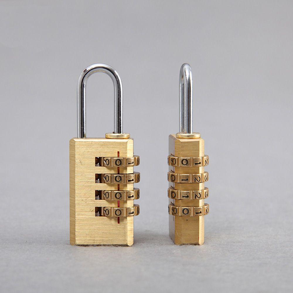 Locks Security Tool Mini Pure Cooper Password Lock Brass Combination Lock Padlock Password Code
